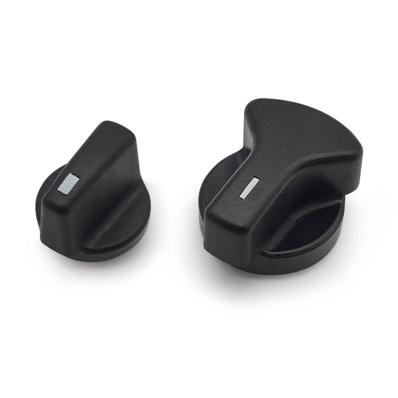 LXROAR01 2PCS AC Heater Control Knobs Compatible with Ford E150 E250 E350 E450 E550 Super Duty 1998-2017, Blower Fan Knobs for F8UZ-18513-AA - Image 1
